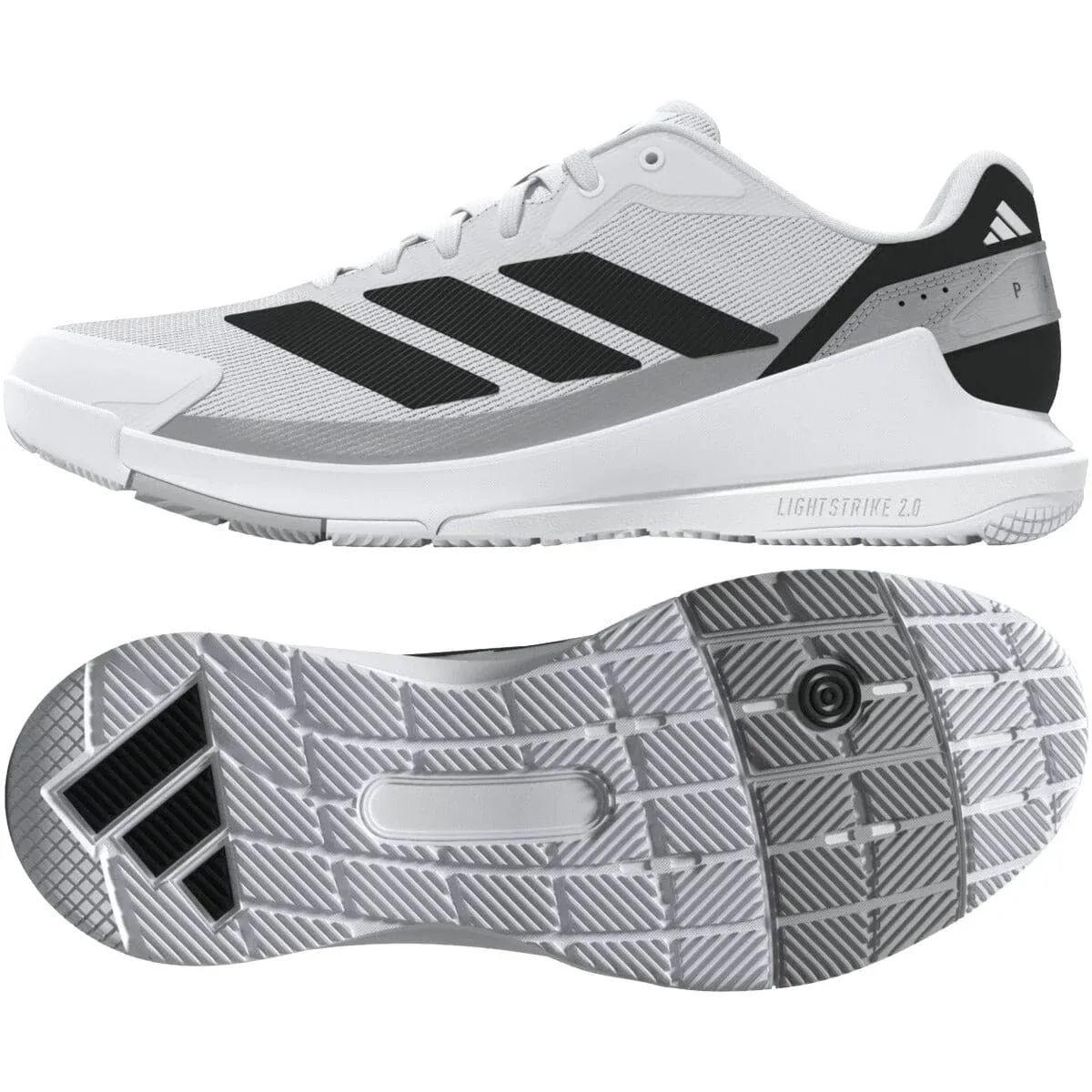 Adidas CRAZYQUICK LS Padel White/Black - Billede 2