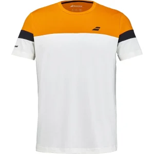 Babolat Perf Crew Neck Tee Orange/Cream