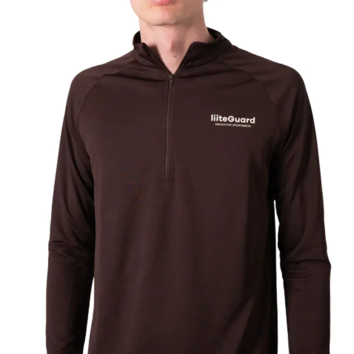 Liiteguard Ground-Tech 1/4 Zip Shirt Men Brown - Billede 2