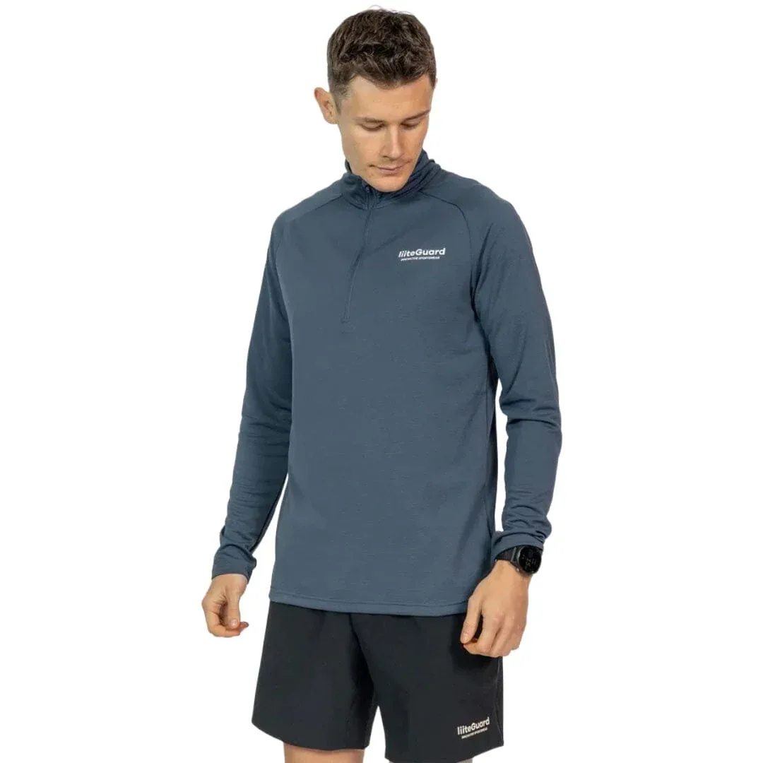 Liiteguard Ground-Tech 1/4 Zip Shirt Men Navy Blue