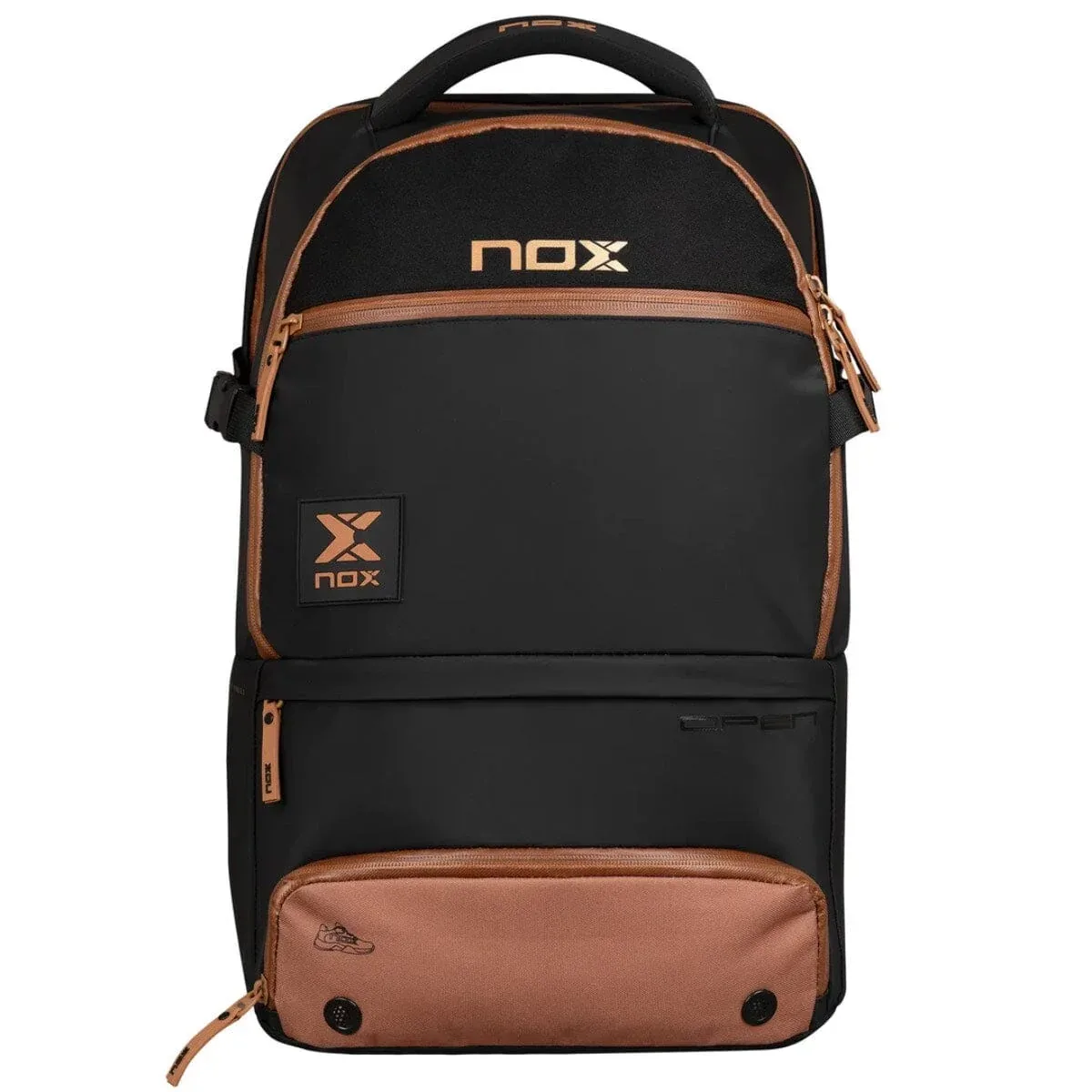 NOX Luxury Open Series Backpack Black/Brown - Billede 2