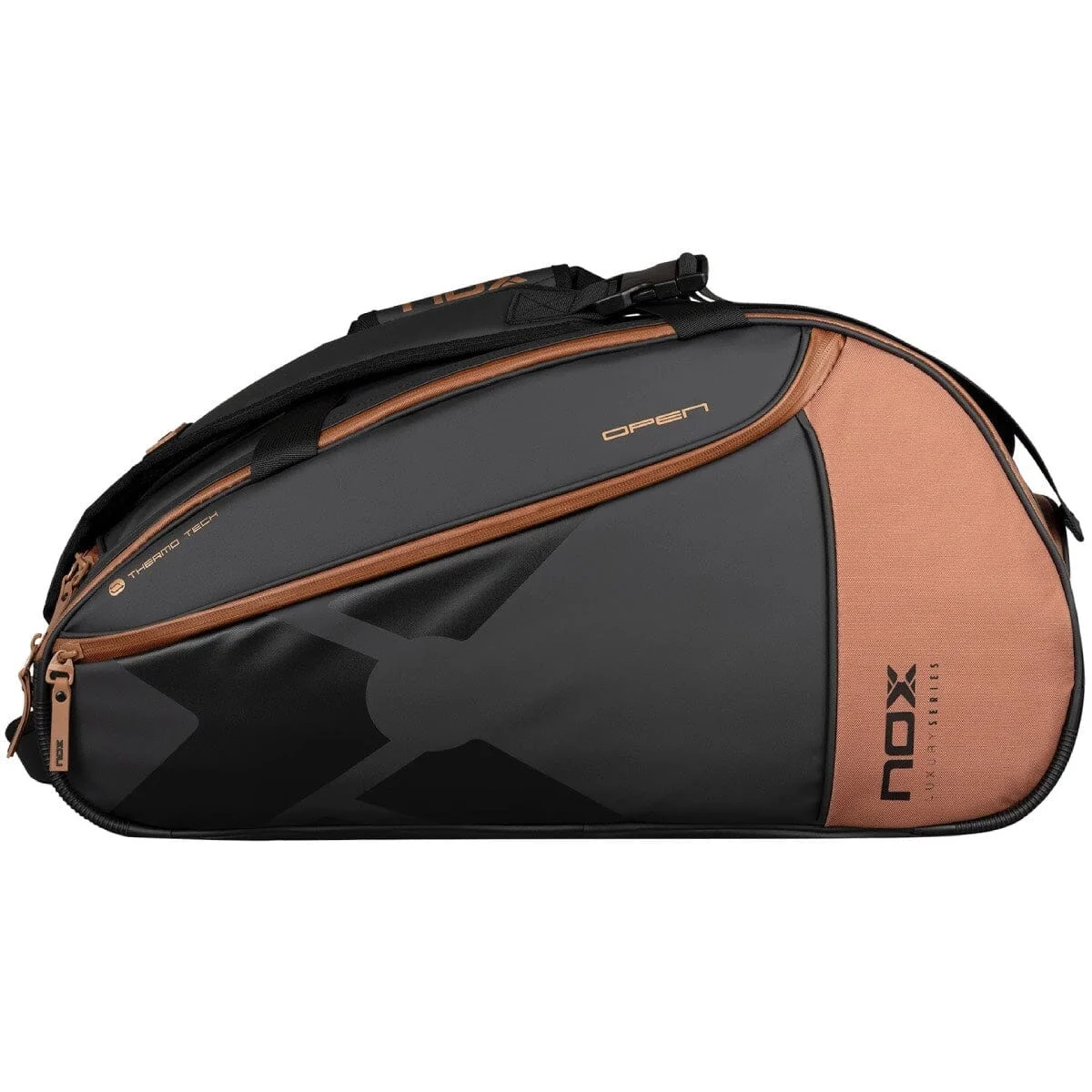 NOX Luxury Open Series Padelbag Black/Brown - Billede 2