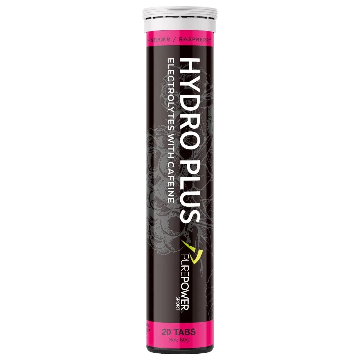 PurePower Hydro Plus Hindbær 20 Tabs - Billede 2