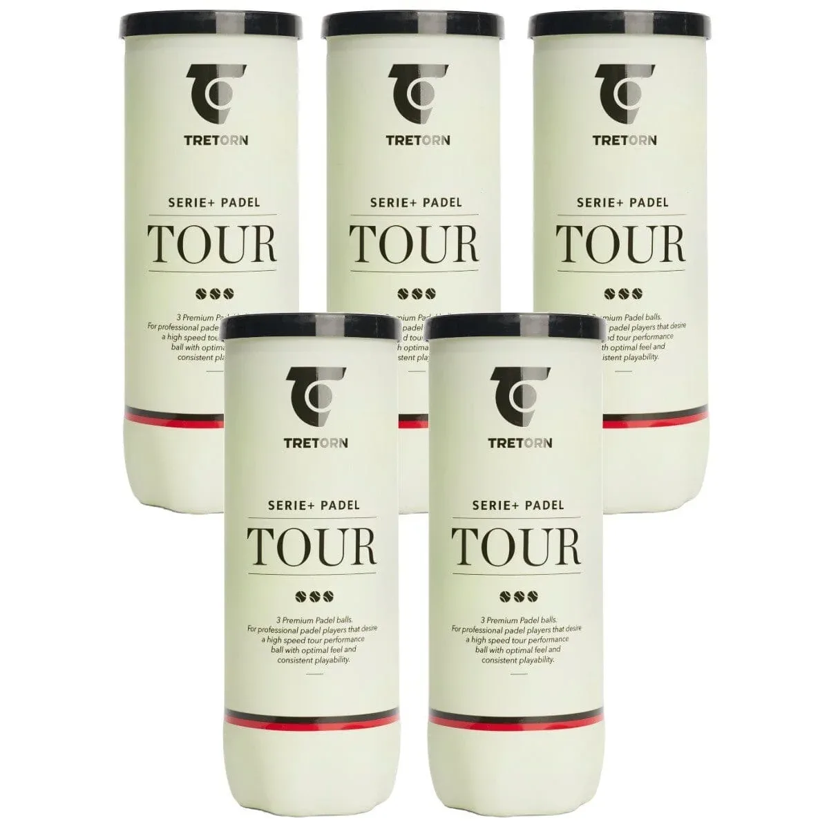 Tretorn Serie+ Padel Tour (5 rør) - Billede 2