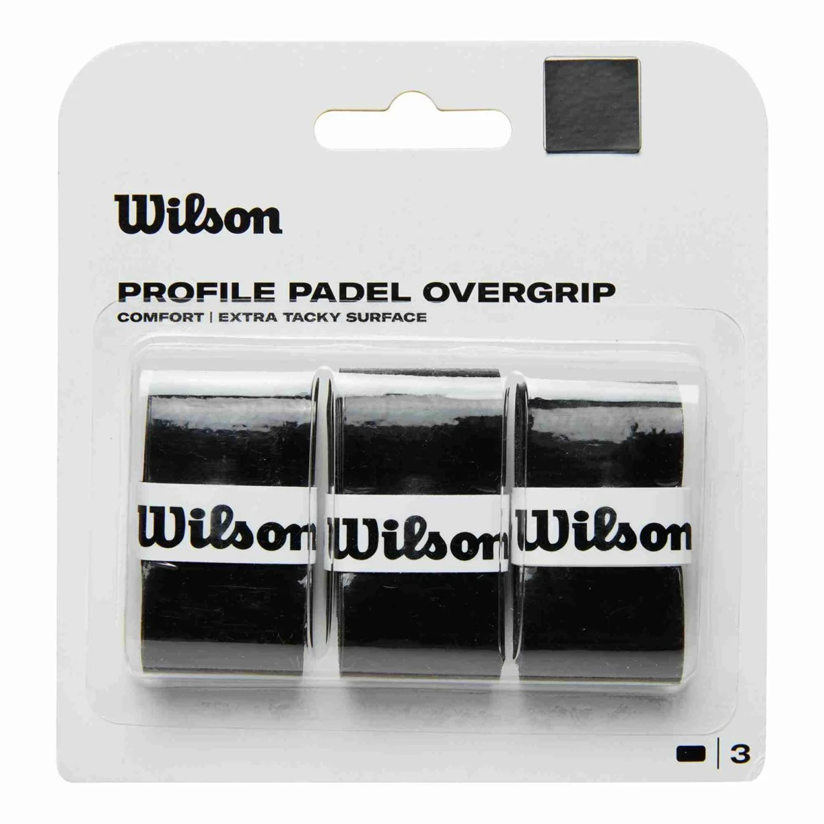 Wilson Pro Overgrip 3-Pak Sort - Billede 2