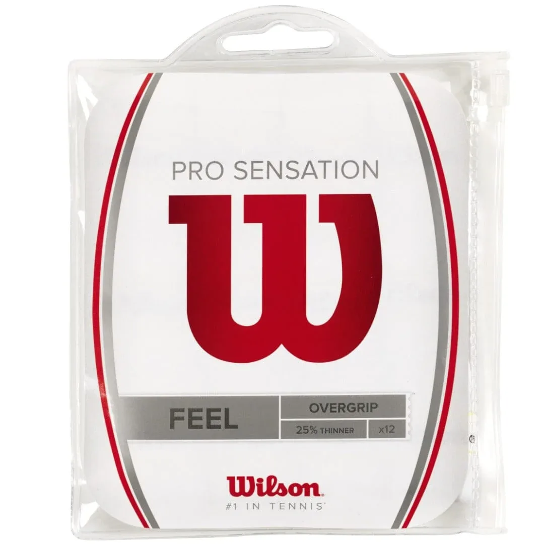 Wilson Pro Overgrip Sensation 12-Pack White - Billede 2